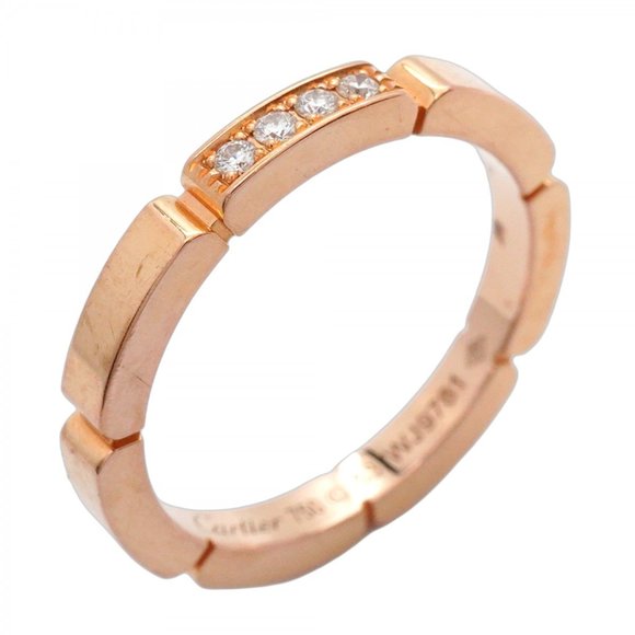 CARTIER 18k Gold Diamond Ring #53 - Picture 1 of 7